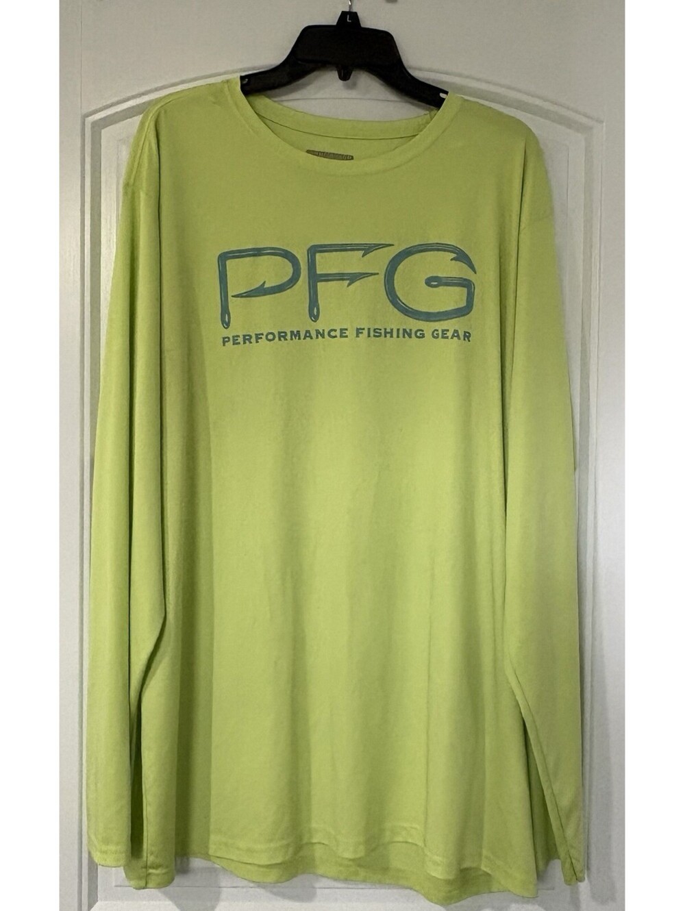 Columbia PFG Men's T-Shirt Lime Green 2XL Omni-Shade Sun Protection